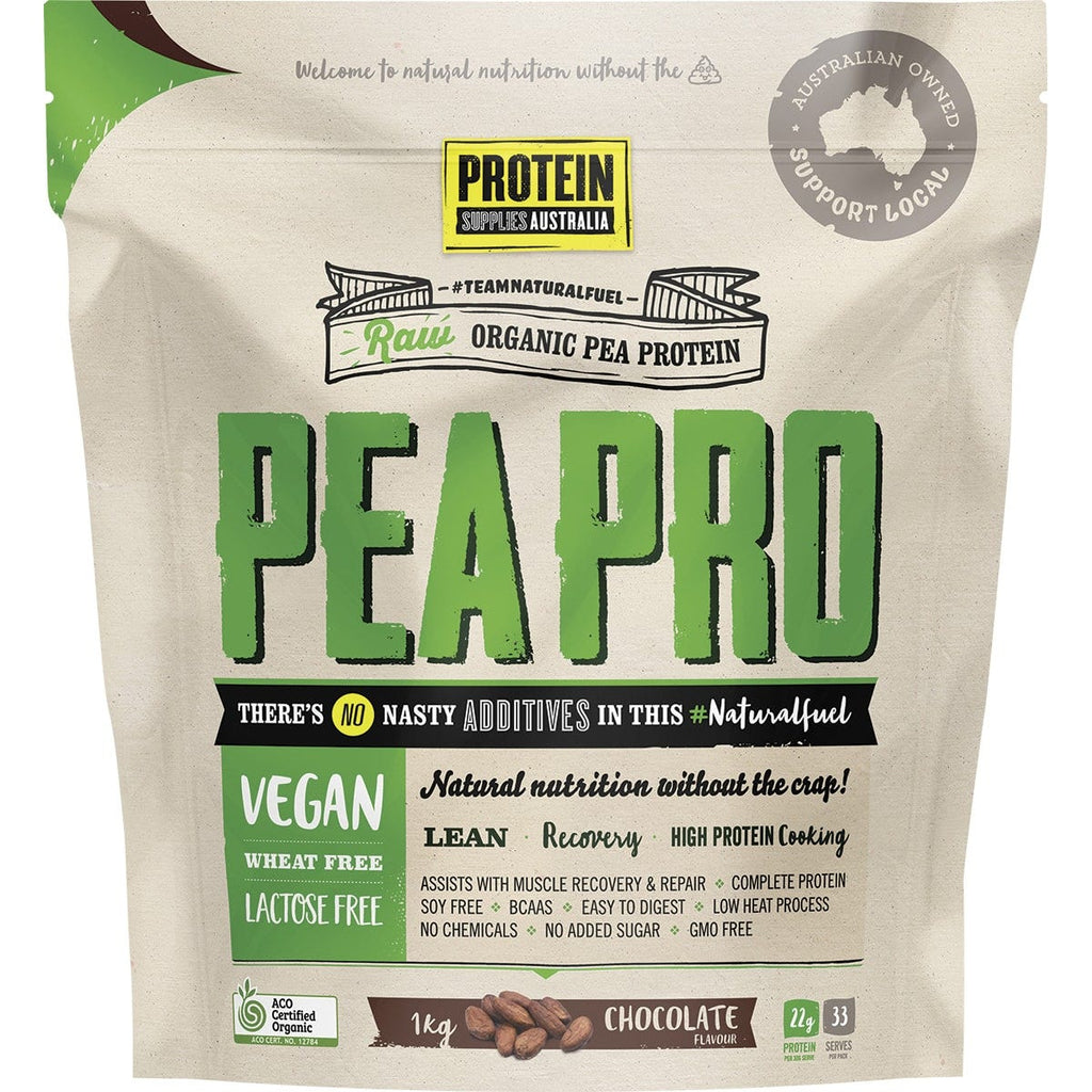 PeaPro Raw Pea Protein Chocolate 1kg