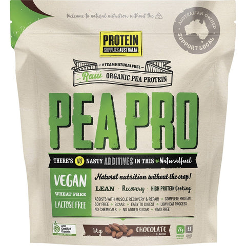 PeaPro Raw Pea Protein Chocolate 1kg