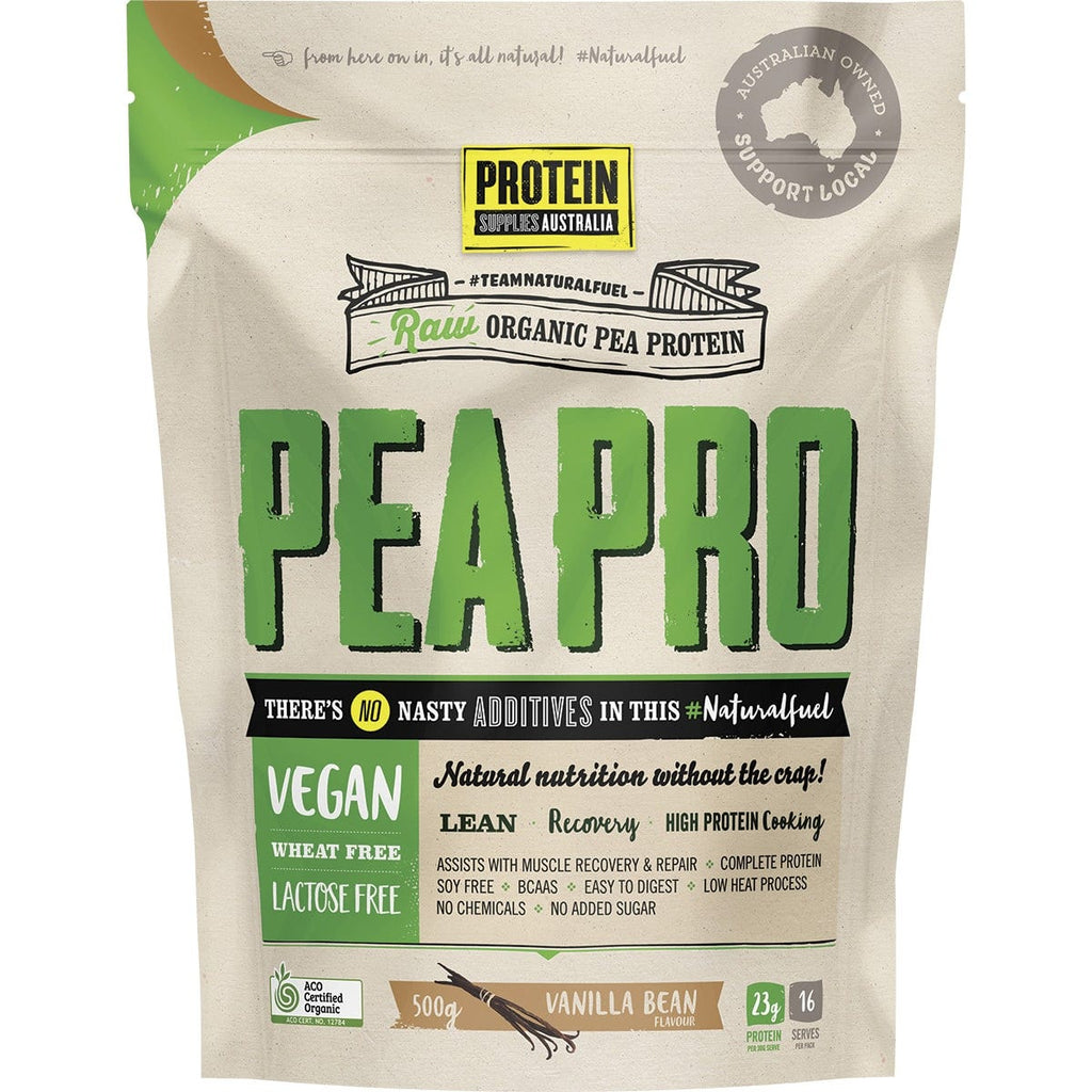 PeaPro Raw Pea Protein Vanilla Bean 500g