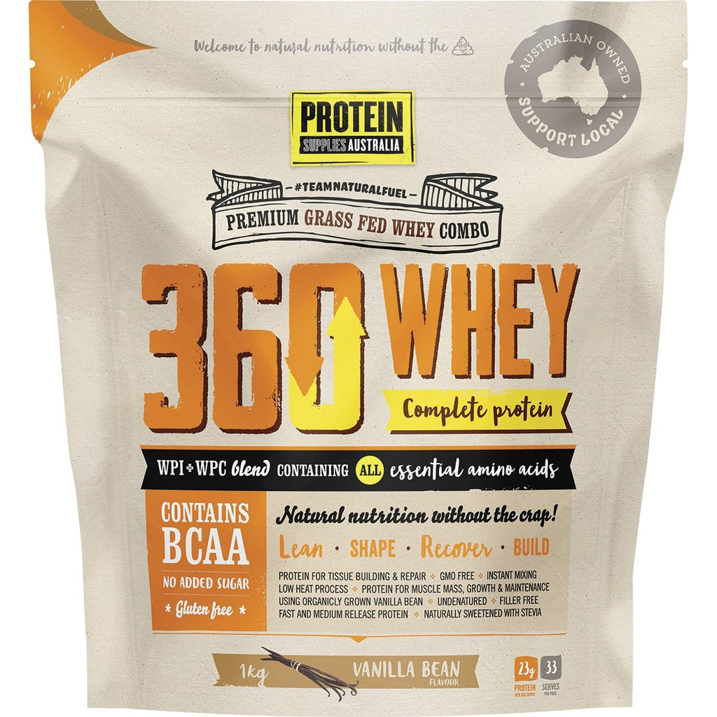 360Whey Vanilla Bean WPI+WPC Combo 1kg