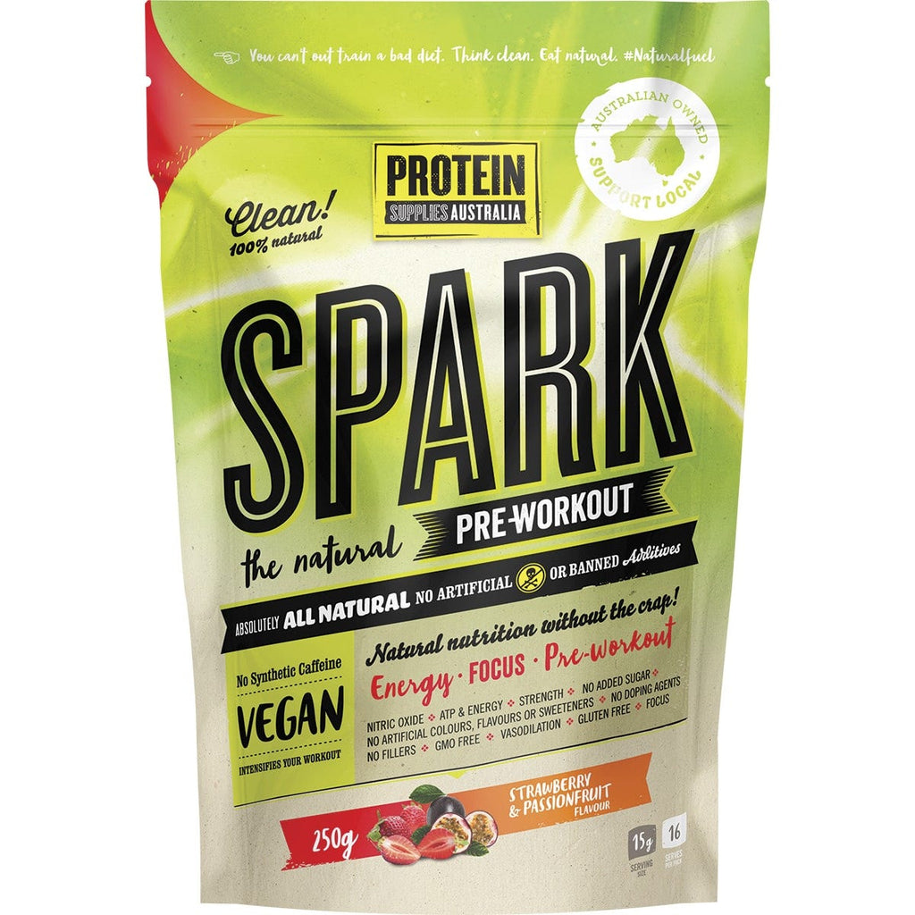 Spark Natural Pre-workout Strawberry Passionfruit 250g