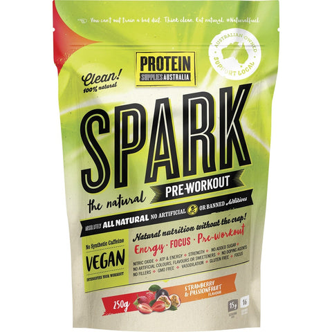 Spark Natural Pre-workout Strawberry Passionfruit 250g