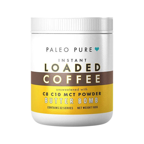 Paleo Pure Loaded Coffee Butter Bomb 160g