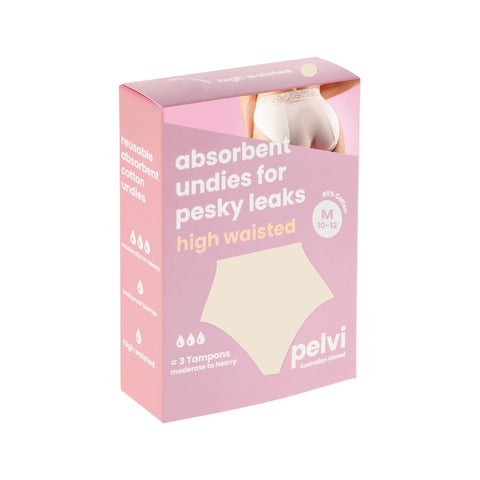 Pelvi Underwear Leakproof Full Brief Beige M