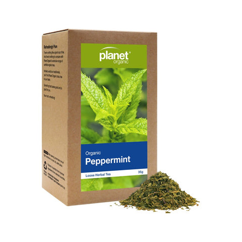 Planet Organic Org Peppermint Loose Leaf Tea 35g