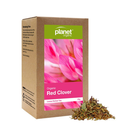 Planet Organic Org Red Clover Loose Leaf Tea 25g