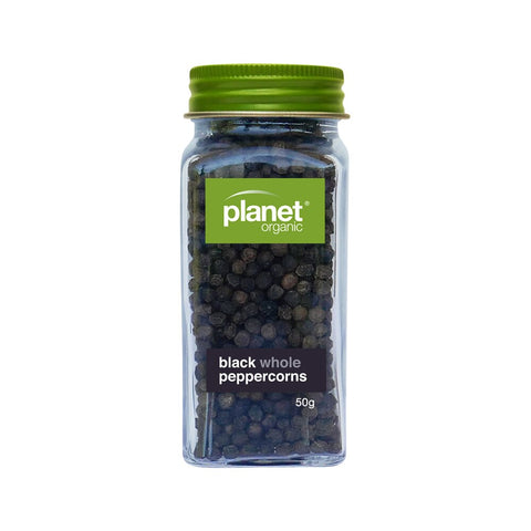 Planet Organic Org Shaker Black Peppercorns Whole 50g