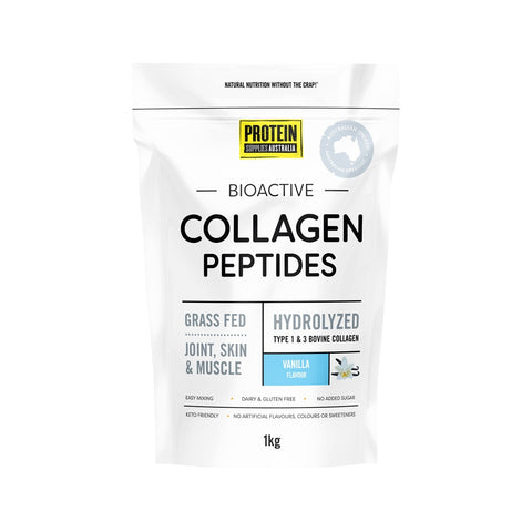 Protein Supplies Collagen Peptides Vanilla 1kg