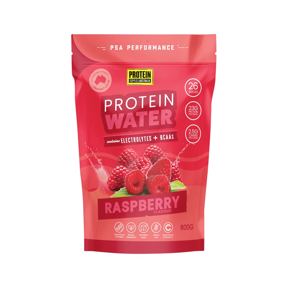 Protein Supplies Protein Water Raspberry 800g