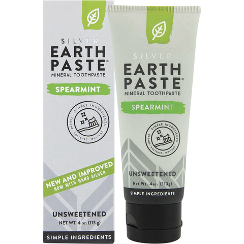 Earthpaste Toothpaste with Silver Spearmint 113g