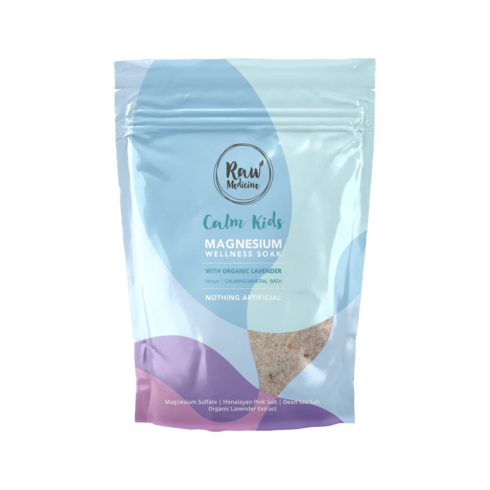 Raw Medicine Magnesium Wellness Soak Calm Kids 500g