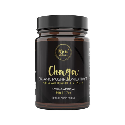 Raw Medicine Org Mushroom Extract Chaga 50g