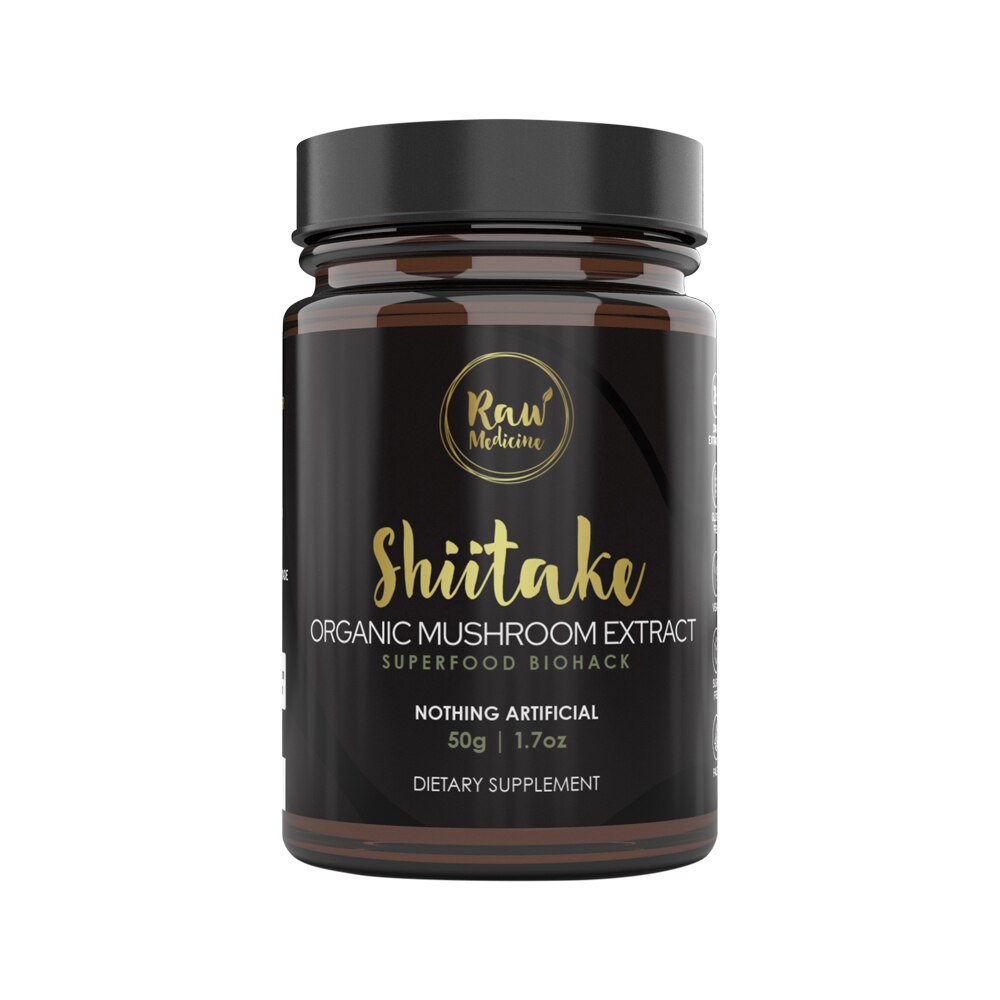 Raw Medicine Org Mushroom Extract Shiitake 50g