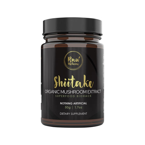 Raw Medicine Org Mushroom Extract Shiitake 50g