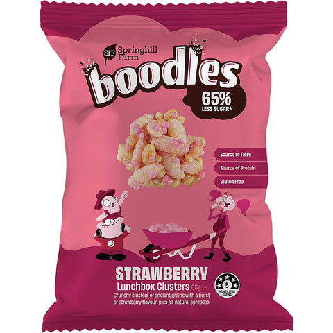 Boodles Lunchbox Clusters Strawberry 65g