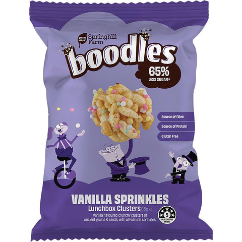 Boodles Lunchbox Clusters Vanilla Sprinkles 65g