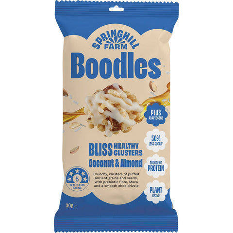 Boodles Healthy Clusters BLISS Coconut & Almond 10x30g