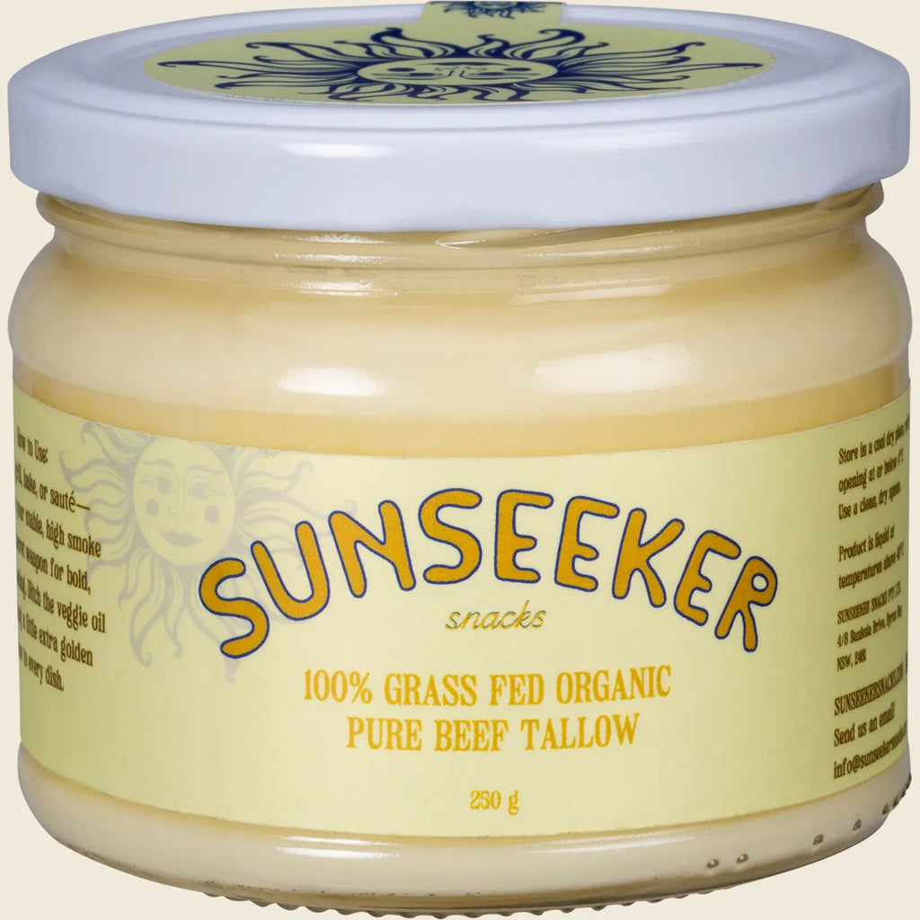 Organic Grass Fed Beef Tallow 250g