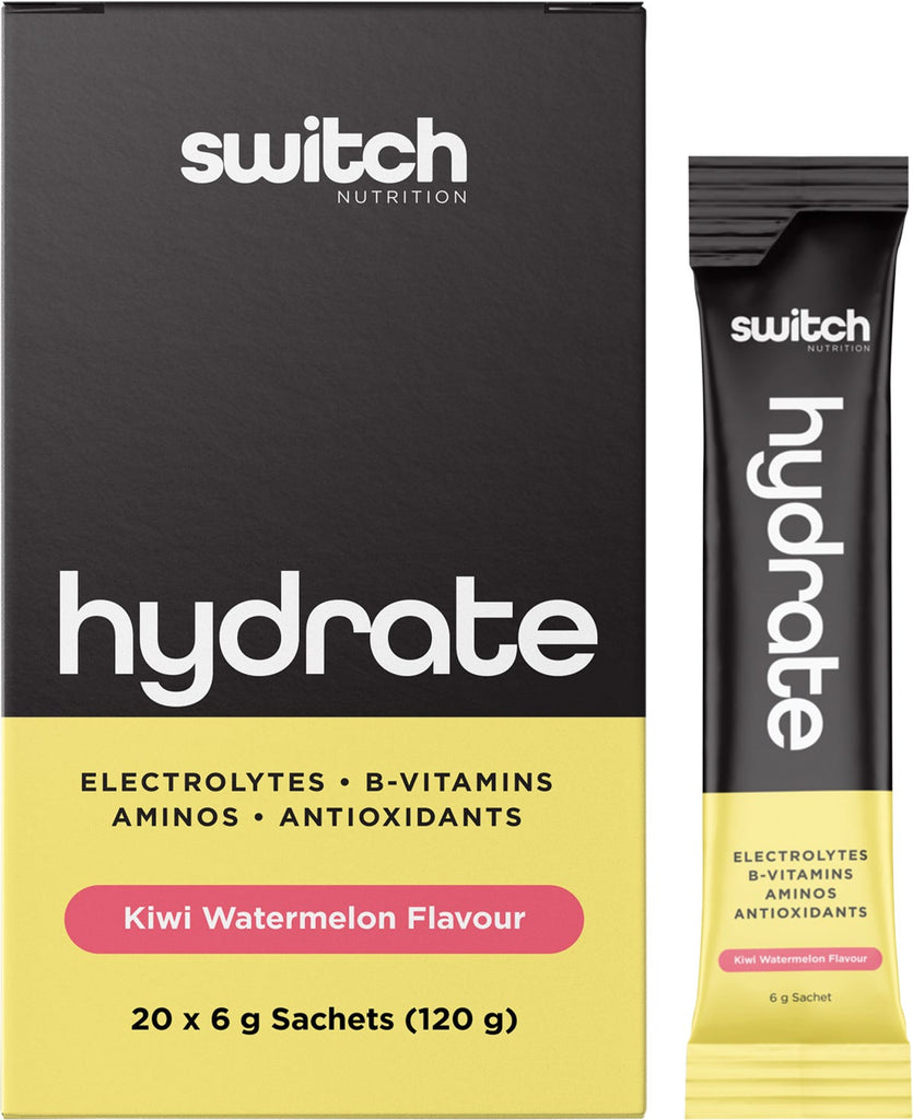 Hydrate Electrolytes No Added Sugar Kiwi Watermelon 20x6g