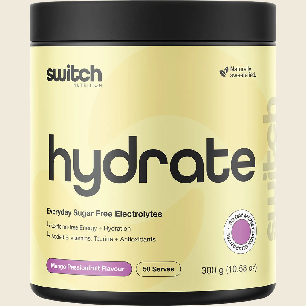 Hydrate Everyday Sugar Free Electrolytes Mango Passionfruit 300g