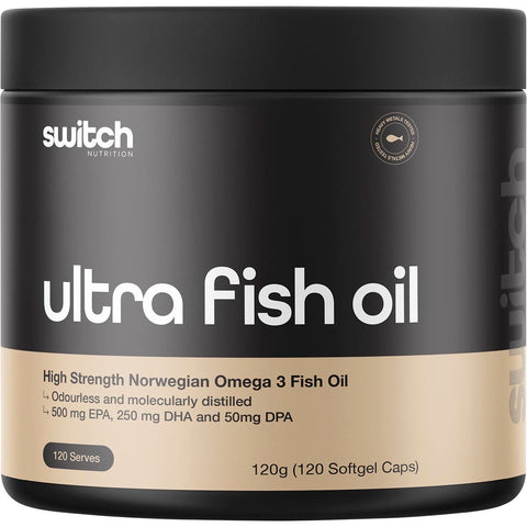 Ultra Fish Oil High Strength Norwegian Omega 3 120 Caps