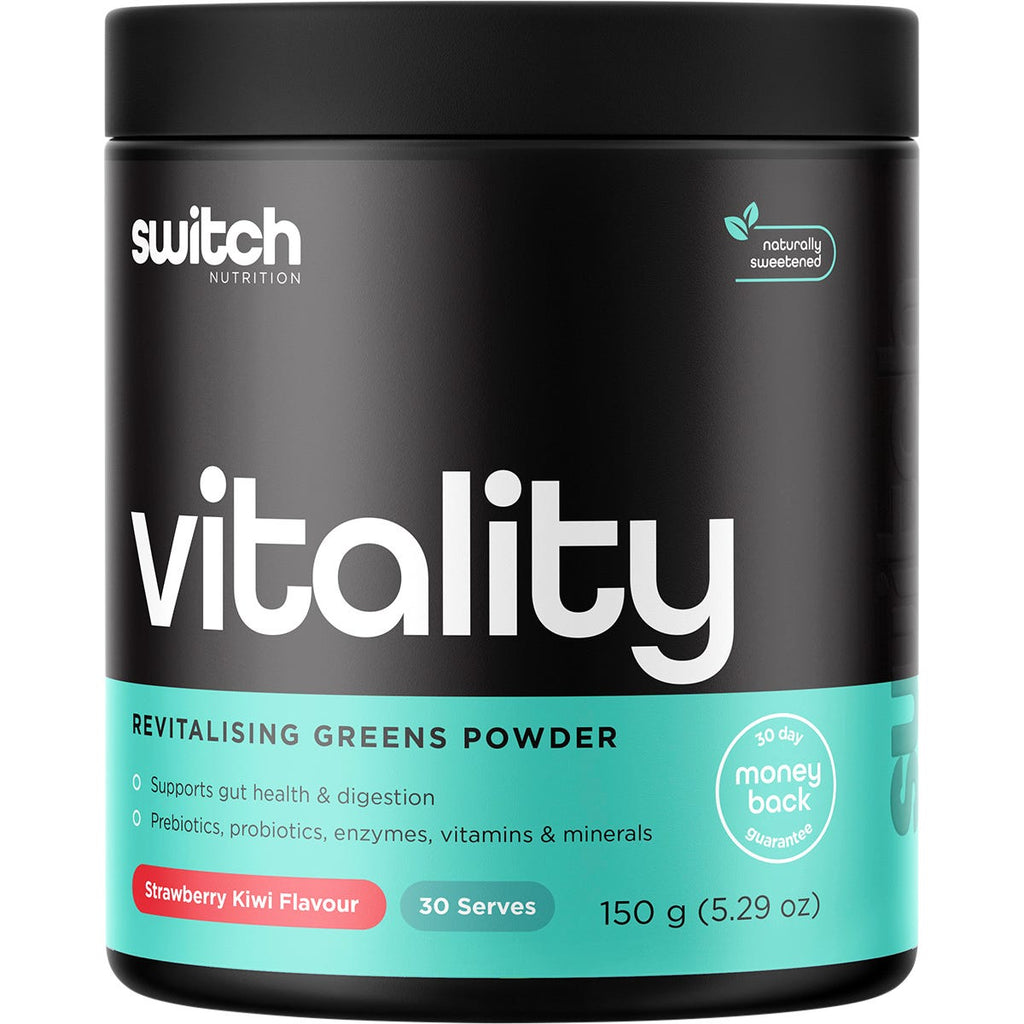 Vitality Revitalising Greens Powder Strawberry Kiwi 150g