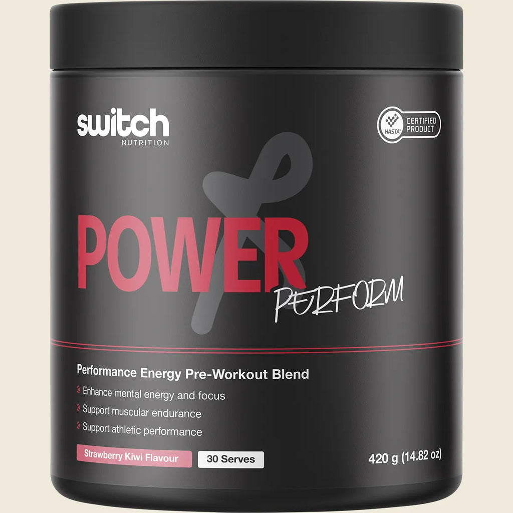 Perform Hasta Power Pre-Workout Blend Strawberry Kiwi 420g