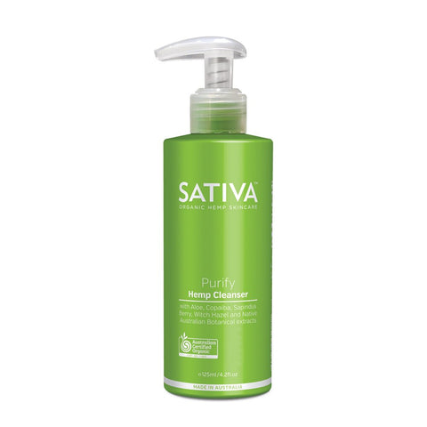 Sativa Org Hemp Cleanser Purify 125ml