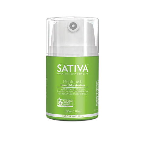 Sativa Org Hemp Moisturiser Replenish 50ml