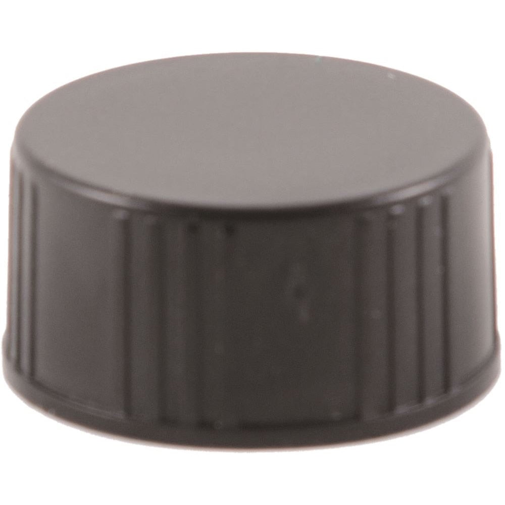 Screw Cap Plain Black 20mm