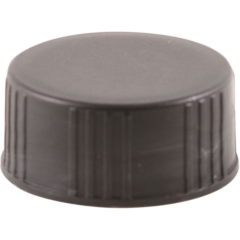 Screw Cap Plain Black 24mm