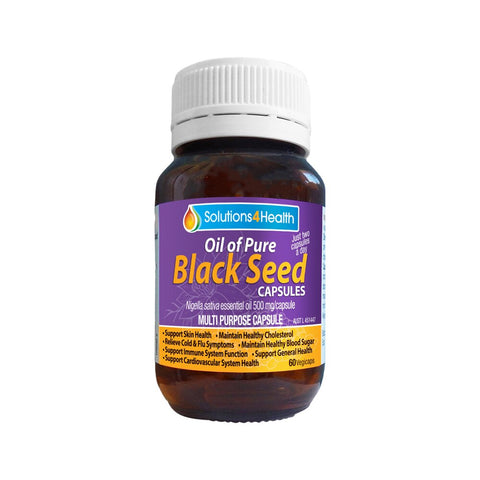 Solut 4 Health Oil Pure Black Seed 60vc