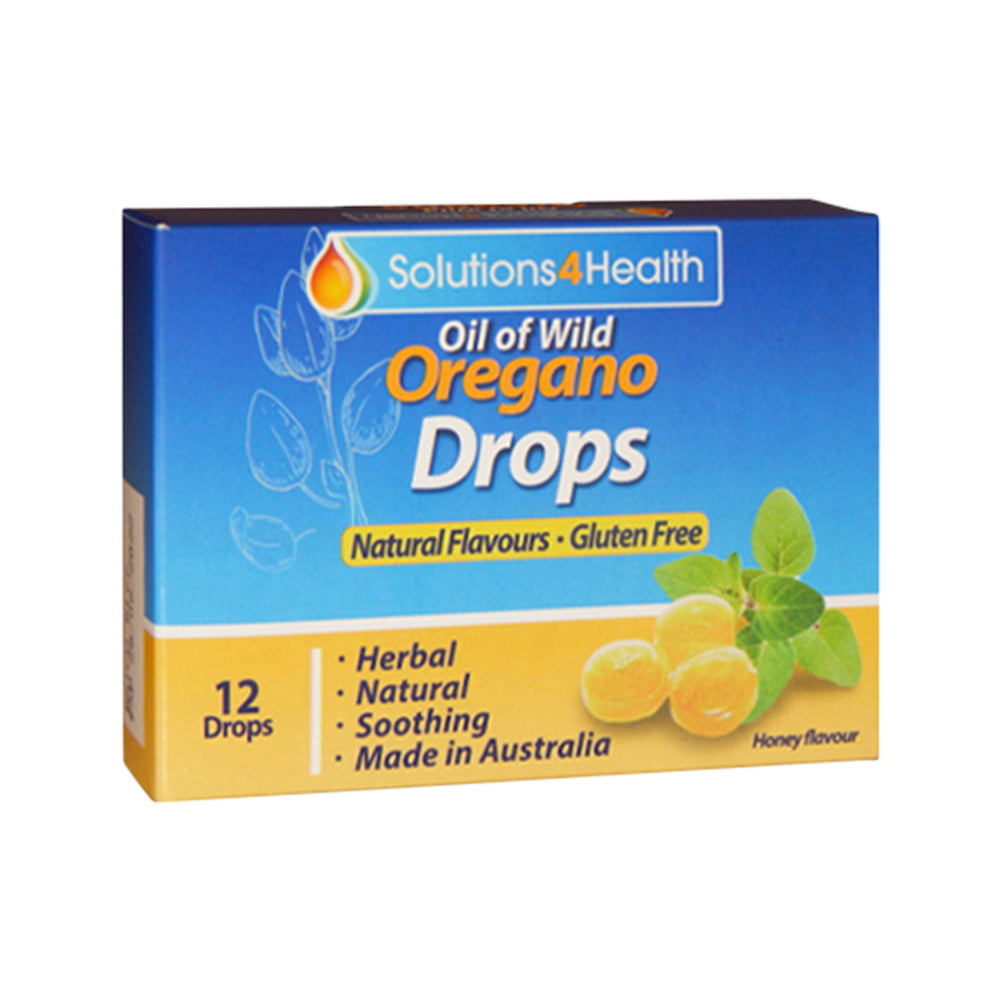 Solut 4 Health Oil Wild Oregano Drops Honey X 12 Pack
