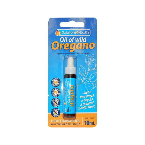 Solut 4 Health Org Oil Wild Oregano 10ml