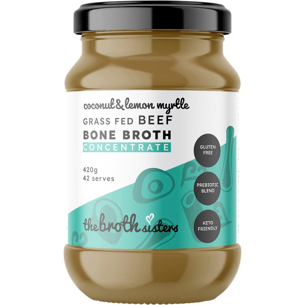 Beef Bone Broth Concentrate Coconut & Lemon Myrtle 420g