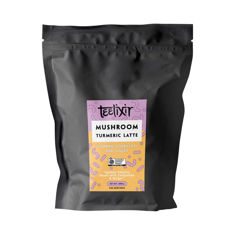 Teelixir Organic Mushroom Latte Turmeric 1000g