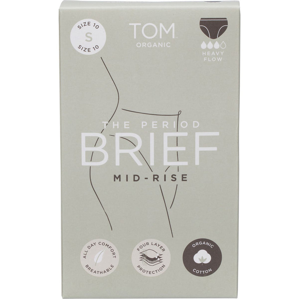 The Period Brief Mid Rise Black Small x8