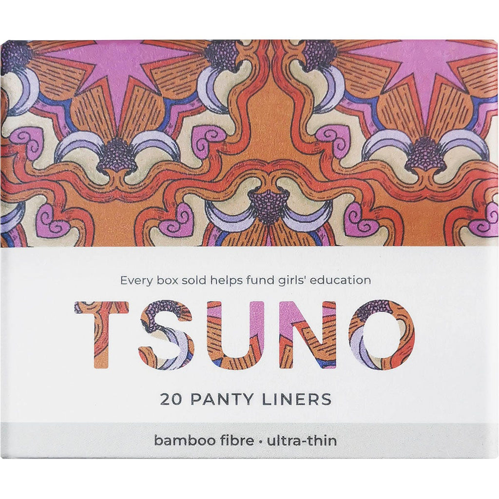 Natural Bamboo Panty Liners Ultra Thin 20pk