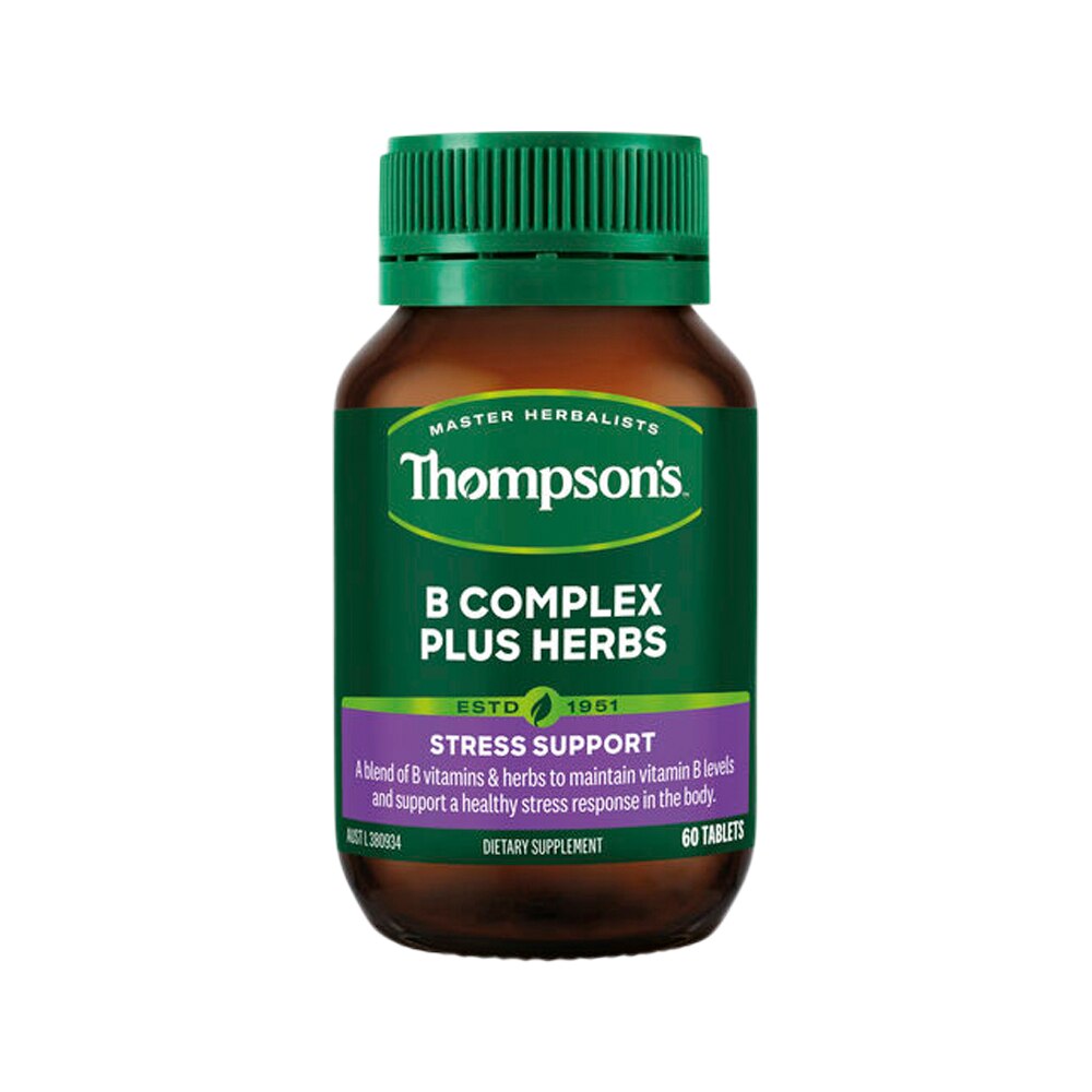 Thompsons B Complex Plus Herbs 60t