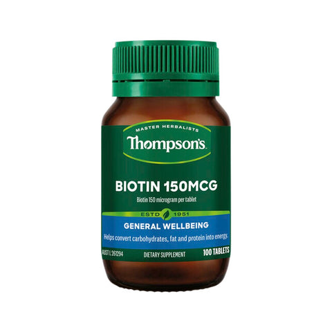 Thompsons Biotin 150mcg 100t