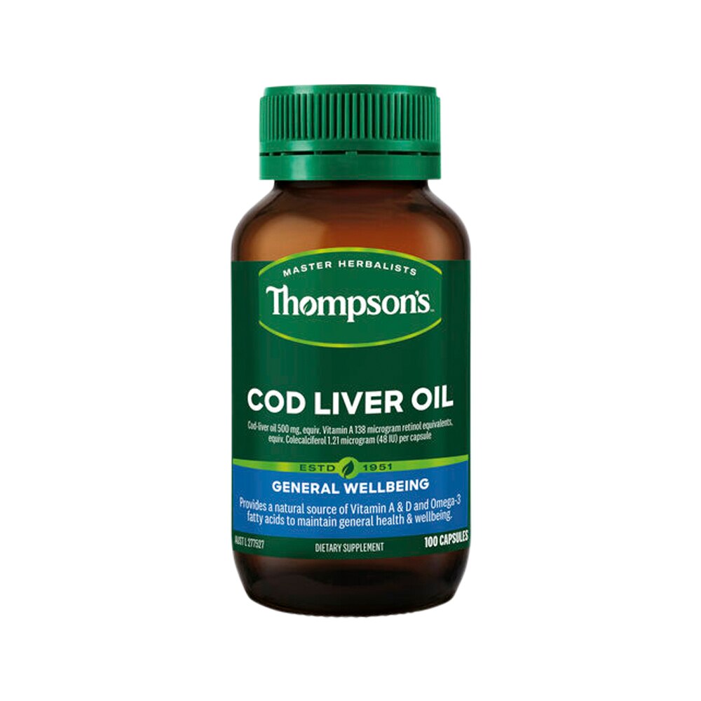 Thompsons Cod Liver Oil 100c