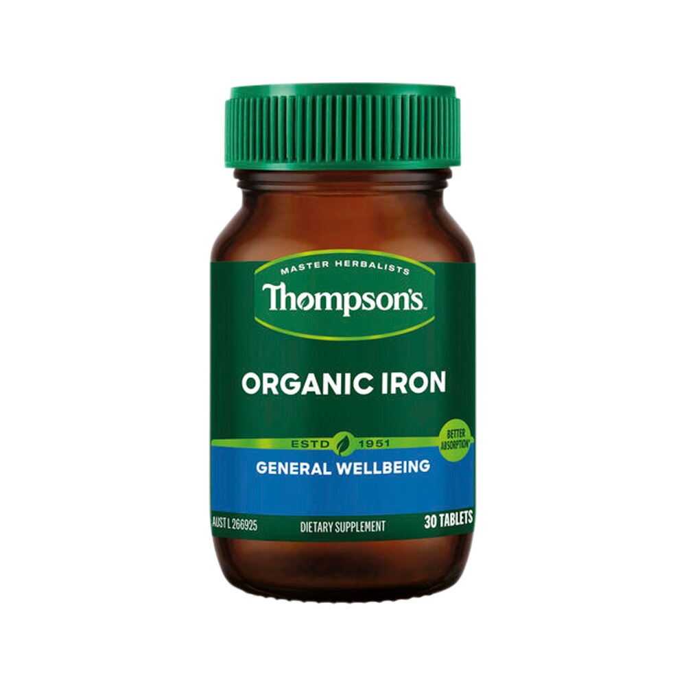 Thompsons Organic Iron 30t