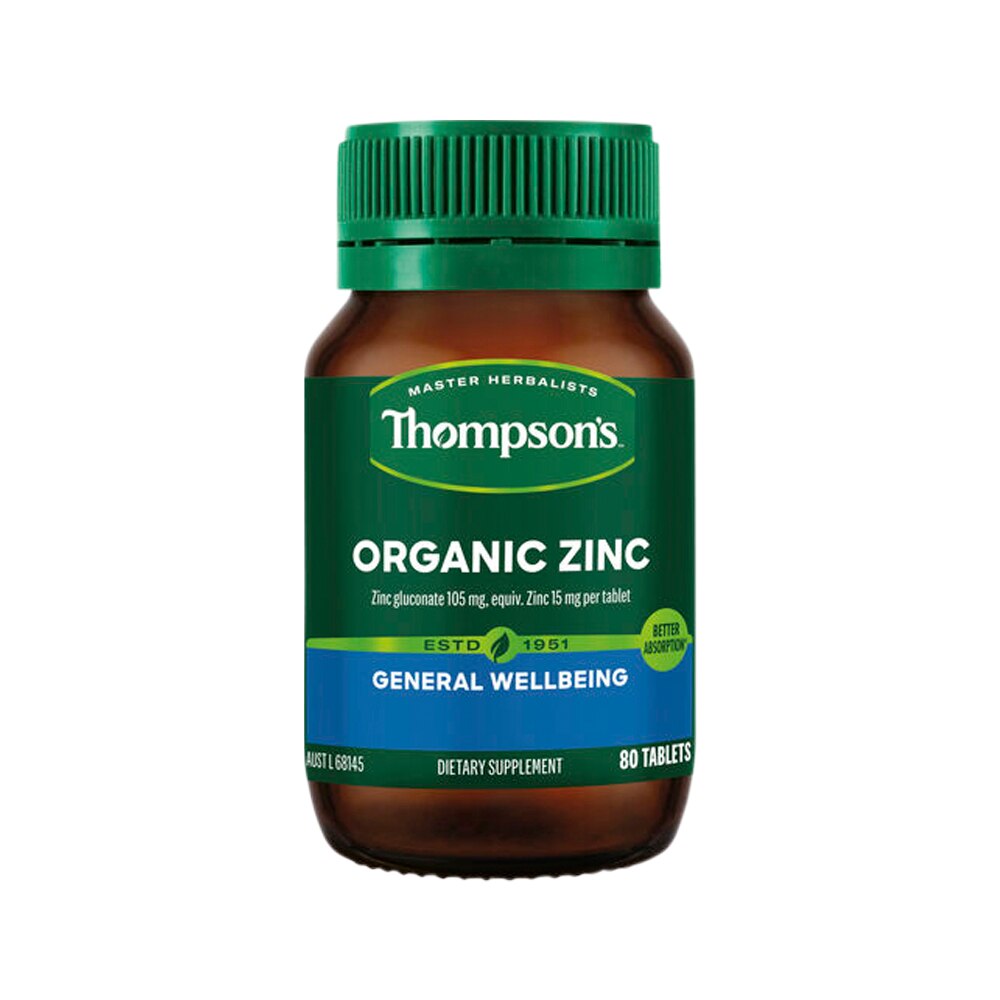 Thompsons Organic Zinc 80t
