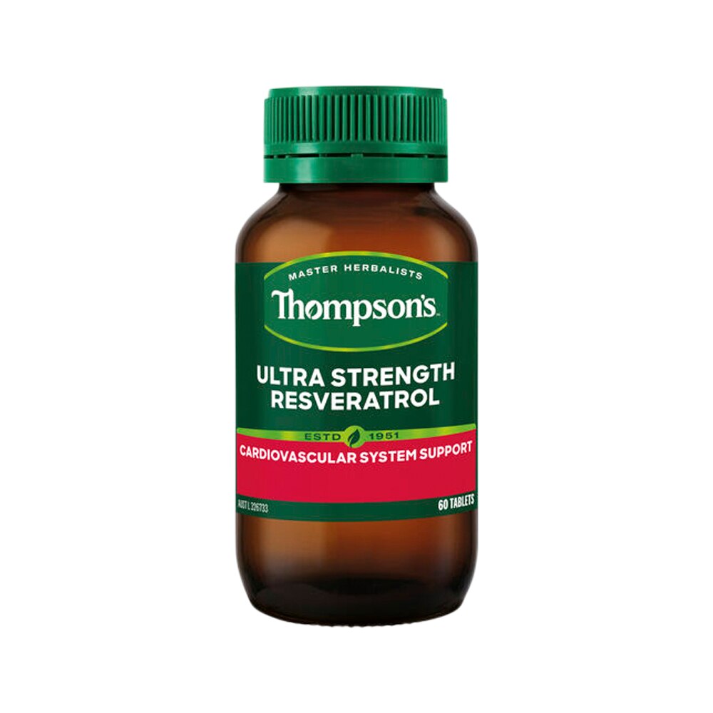 Thompsons Ultra Strength Resveratrol 60t