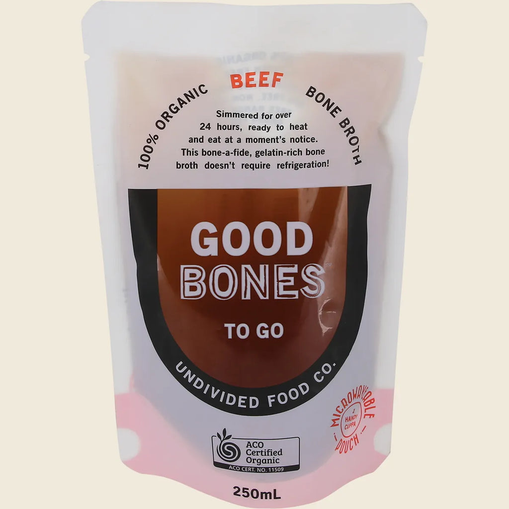 Good Bones 100% Organic Beef Bone Broth 8x250ml