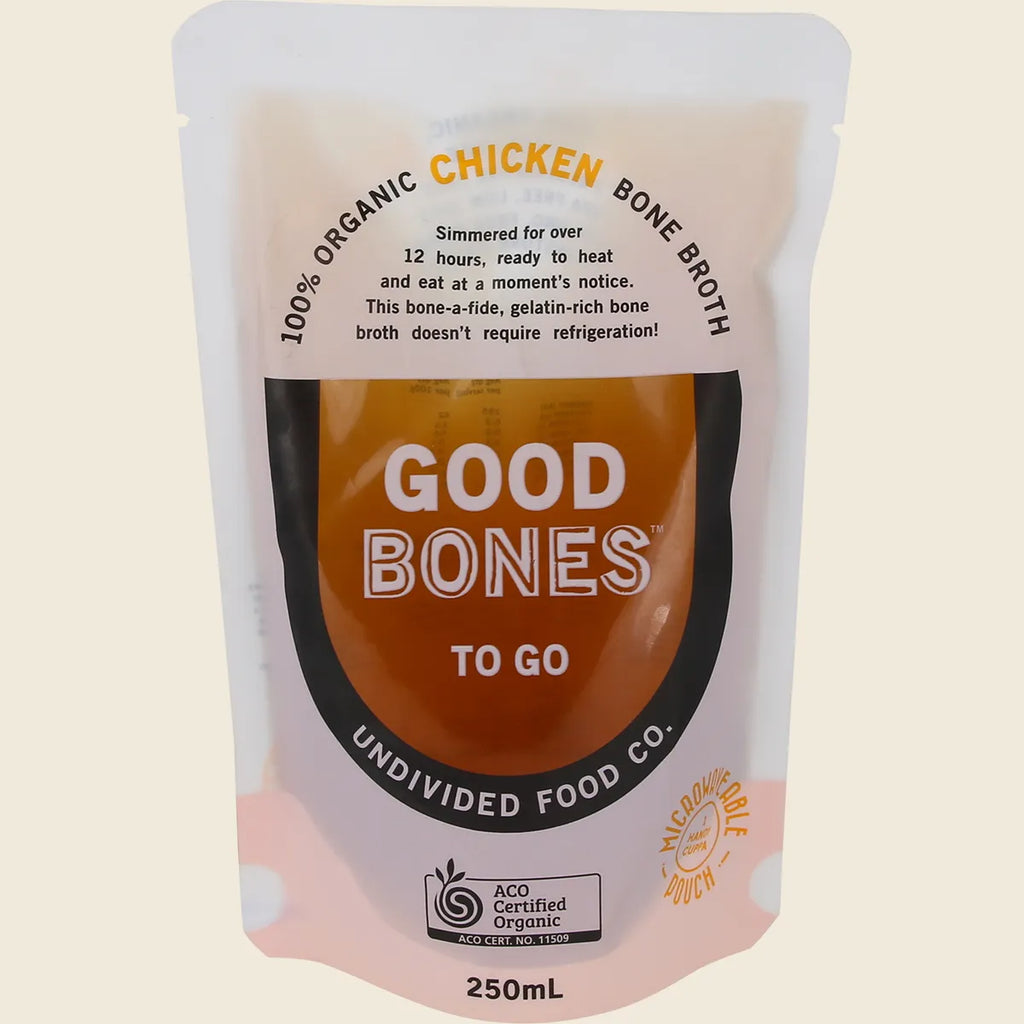 Good Bones 100% Organic Chicken Bone Broth 8x250ml