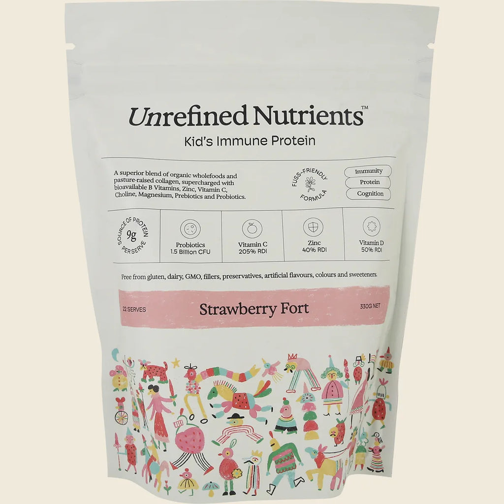 Kid's Immune Protein Strawberry Fort 330g