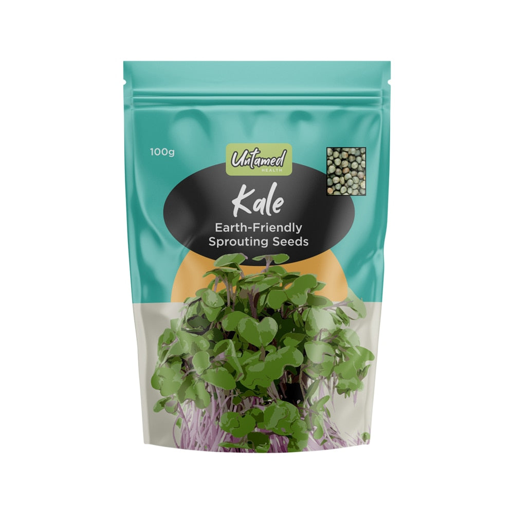 Untamed Health Sprouting Seeds Kale 100g