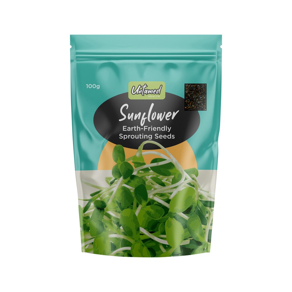 Untamed Health Sprouting Seeds Sunflower 100g