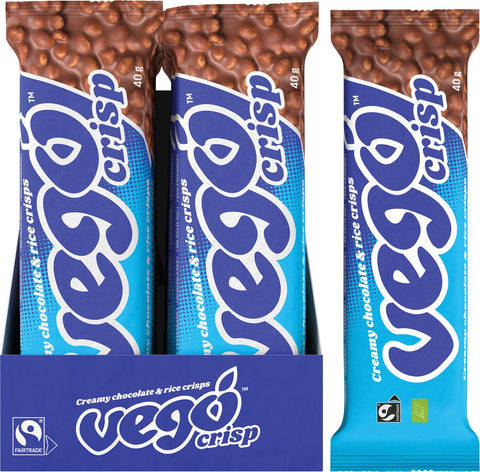 Crisp Chocolate Bar Creamy Chocolate & Rice Crisps 20x40g